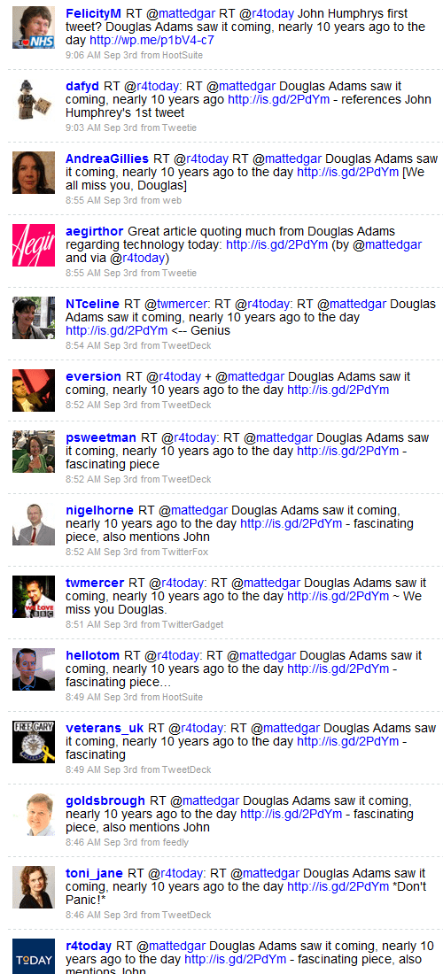 Retweeting on Twitter